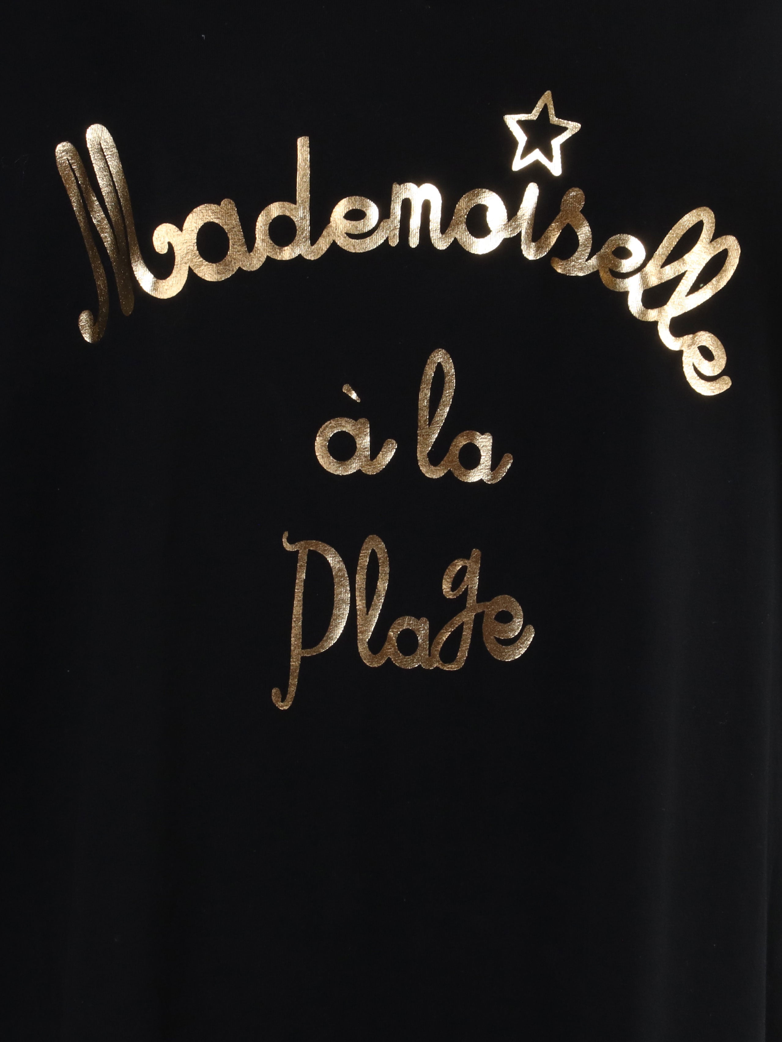 Bree - Plus size t-shirt kjole i bomuld med tekst foran